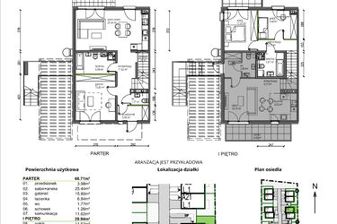 Rzut - Mieszkanie na sprzedaż 4 pokoje o powierzchni 92,46 m² - numer B20.L1 w Rokokowa Vita