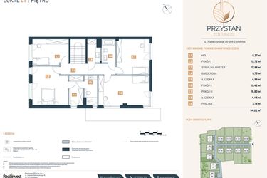 Rzut - Dom na sprzedaż 5 pokoi o powierzchni 195,17 m² - numer L1 w Przystań Złotokłos