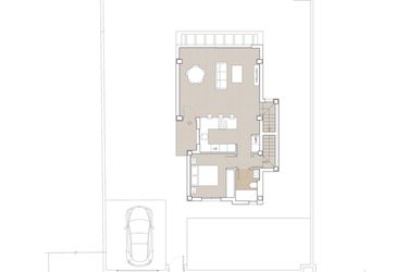 Rzut - Dom na sprzedaż 4 pokoje o powierzchni 208,15 m² - numer 8 w Wille Olivo w Polop, Ref: RD-97570