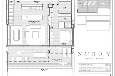 Rzut - Mieszkanie na sprzedaż 3 pokoje o powierzchni 167,23 m² - numer 33B w Nubay