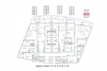 Rzut - Mieszkanie na sprzedaż 3 pokoje o powierzchni 114,94 m² - numer 1-N w Apartamenty w La Manga del Mar Menor - 98899735