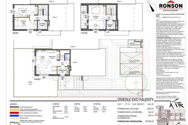 Rzut - Dom na sprzedaż 4 pokoje o powierzchni 107,74 m² - numer 21.S42 w Eko Falenty