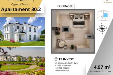 Rzut - Mieszkanie na sprzedaż 3 pokoje o powierzchni 77,58 m² - numer 6.5_C_30.2 w Ogrody Tesoro VI