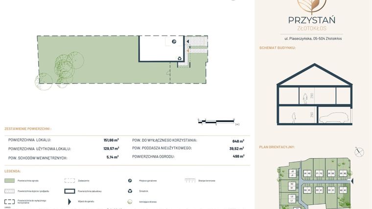 Rzut - Dom na sprzedaż 5 pokoi o powierzchni 151,66 m² - numer A1 w Przystań Złotokłos