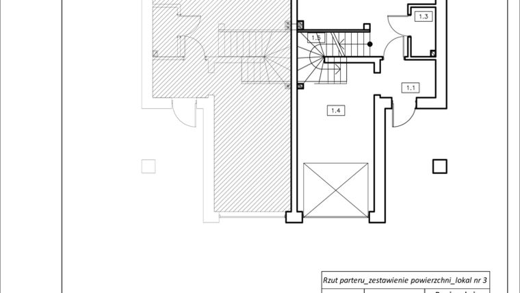 Rzut - Dom na sprzedaż 4 pokoje o powierzchni 104,82 m² - numer 3 w Trzmielowicka
