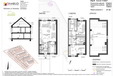 Rzut - Mieszkanie na sprzedaż 4 pokoje o powierzchni 84,78 m² - numer B18/L1 w Słoneczne Ogrody
