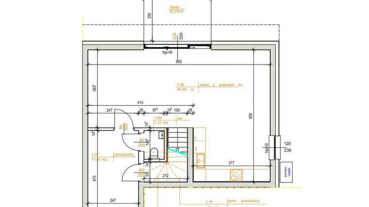 Rzut - Dom na sprzedaż 4 pokoje o powierzchni 113,34 m² - numer E9 w Nova Natura Etap VII