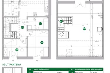 Rzut - Mieszkanie na sprzedaż 5 pokoi o powierzchni 108,48 m² - numer 6.52 w Osiedle Parkowe Tyczyn etap II