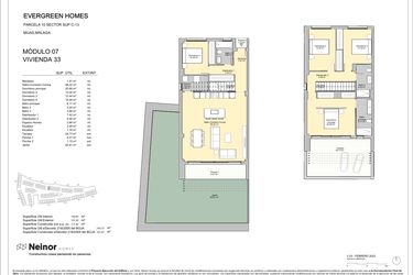 Rzut - Mieszkanie na sprzedaż 4 pokoje o powierzchni 140 m² - numer 7.33 w Evergreen Homes - Mijas