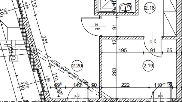 Rzut - Mieszkanie na sprzedaż 3 pokoje o powierzchni 60,96 m² - numer 22.12 w Osiedle Wyszyńskiego