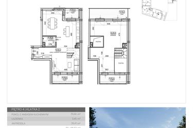 Rzut - Mieszkanie na sprzedaż 1 pokój o powierzchni 98,52 m² - numer 79 w Wave etap II