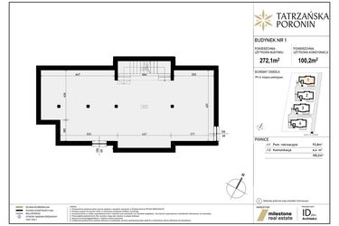 Rzut - Dom na sprzedaż 5 pokoi o powierzchni 272,1 m² - numer 1 w Poronin Tatrzańska