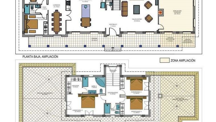 Rzut - Dom na sprzedaż 6 pokoi o powierzchni 270 m² - numer 270 w Domy w Prado - 64110208