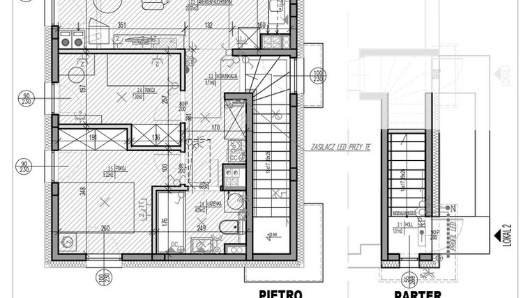 Rzut - Dom na sprzedaż 3 pokoje o powierzchni 47,42 m² - numer B5.2 w HEJ! Baniocha