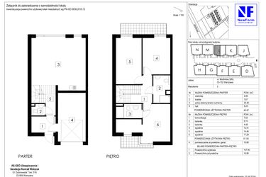 Rzut - Dom na sprzedaż 4 pokoje o powierzchni 124,66 m² - numer L2 w Dębowa Residence