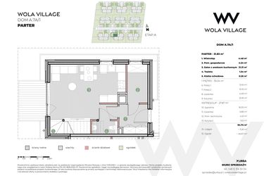 Rzut - Dom na sprzedaż 4 pokoje o powierzchni 94,74 m² - numer A.7A/1 w Wola Village