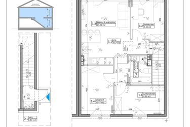 Rzut - Mieszkanie na sprzedaż 4 pokoje o powierzchni 67,46 m² - numer 36B w Domy na Witosa etap 1B