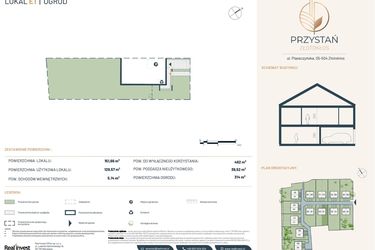 Rzut - Dom na sprzedaż 5 pokoi o powierzchni 151,66 m² - numer E1 w Przystań Złotokłos