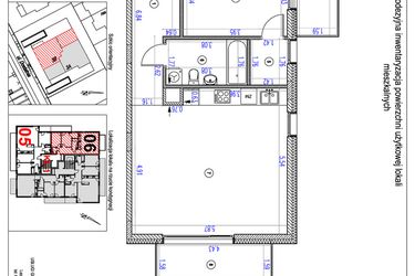 Rzut - Mieszkanie na sprzedaż 3 pokoje o powierzchni 73,46 m² - numer B6 w Vilanovia Park