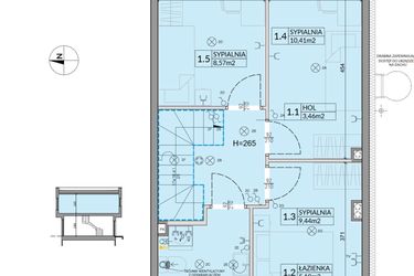 Rzut - Dom na sprzedaż 4 pokoje o powierzchni 74,16 m² - numer 25 w Boska Ksawerowska 2 etap 2
