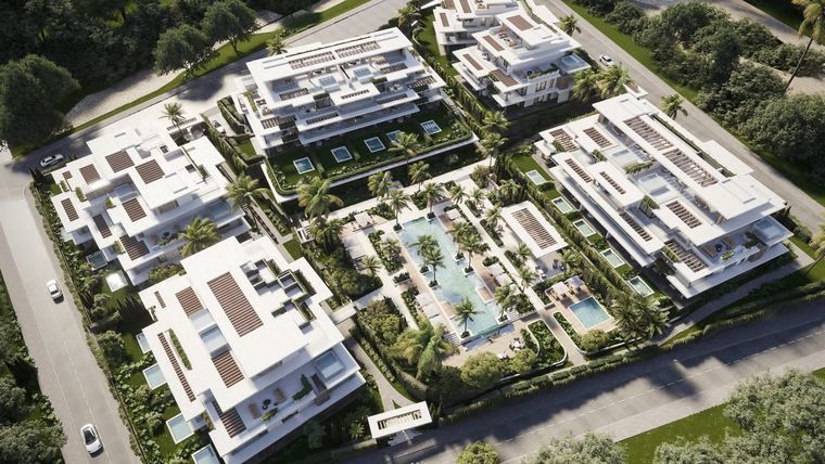 Rzut - Mieszkanie na sprzedaż 2 pokoje o powierzchni 93,79 m² - numer 302 w Essence Residence