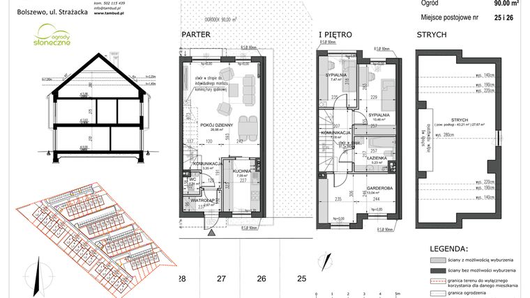 Rzut - Mieszkanie na sprzedaż 4 pokoje o powierzchni 84,78 m² - numer B14/L1 w Słoneczne Ogrody