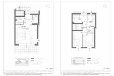 Rzut - Dom na sprzedaż 4 pokoje o powierzchni 105,38 m² - numer B2 w Osiedle Florentynów 2
