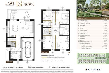 Rzut - Dom na sprzedaż 5 pokoi o powierzchni 139,19 m² - numer 10A w Lawinowa 18