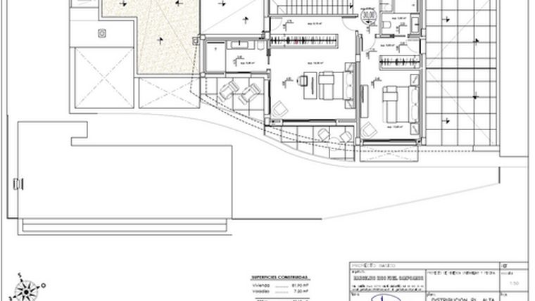 Rzut - Dom na sprzedaż 4 pokoje o powierzchni 621 m² - numer VGH40085 w Willa w Benissa - 42617545