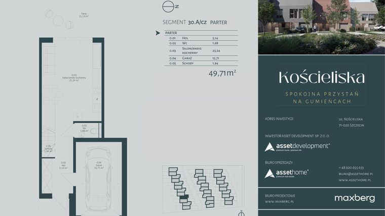 Rzut - Dom na sprzedaż 4 pokoje o powierzchni 135,15 m² - numer 30.A w Kościeliska