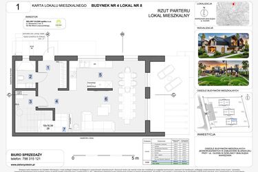 Rzut - Dom na sprzedaż 4 pokoje o powierzchni 140,18 m² - numer 8 w Zielony Olesin