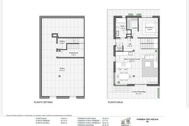 Rzut - Dom na sprzedaż 3 pokoje o powierzchni 215,32 m² - numer 3 w Bliźniak w Polopie - 22913965