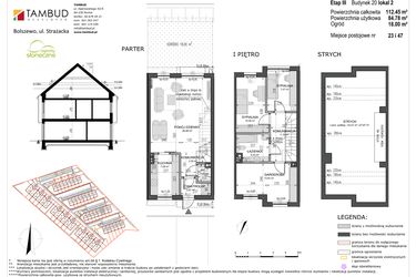 Rzut - Mieszkanie na sprzedaż 4 pokoje o powierzchni 84,78 m² - numer B20/L2 w Słoneczne Ogrody