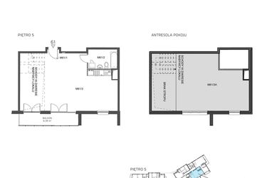 Rzut - Mieszkanie na sprzedaż 1 pokój o powierzchni 97,33 m² - numer 61 w Wzgórze Krzemionki II