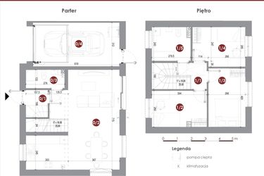 Rzut - Dom na sprzedaż 4 pokoje o powierzchni 101,4 m² - numer 7A w Parkowy Zakątek