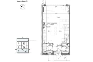 Rzut - Dom na sprzedaż 5 pokoi o powierzchni 124,57 m² - numer 6 w Wille Stolema