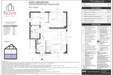 Rzut - Dom na sprzedaż 3 pokoje o powierzchni 54,8 m² - numer G6.1 w Nove Piaseczno 2 etap G