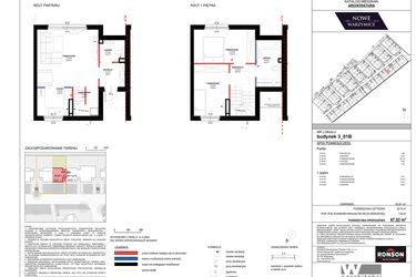 Rzut - Dom na sprzedaż 3 pokoje o powierzchni 67,02 m² - numer 3_01B w Nowe Warzymice 5