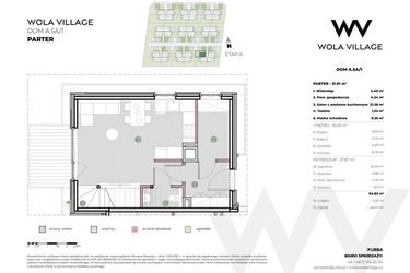 Rzut - Dom na sprzedaż 4 pokoje o powierzchni 94,83 m² - numer A.5A/1 w Wola Village
