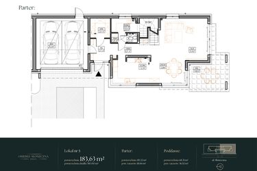 Rzut - Dom na sprzedaż 5 pokoi o powierzchni 183,63 m² - numer 5 w Osiedle Słoneczna