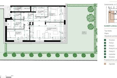 Rzut - Mieszkanie na sprzedaż 4 pokoje o powierzchni 88,72 m² - numer 10.1 w Green Ville