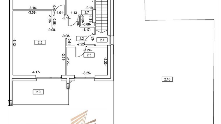 Rzut - Mieszkanie na sprzedaż 3 pokoje o powierzchni 60,07 m² - numer M4 w Osiedle Zygmunta