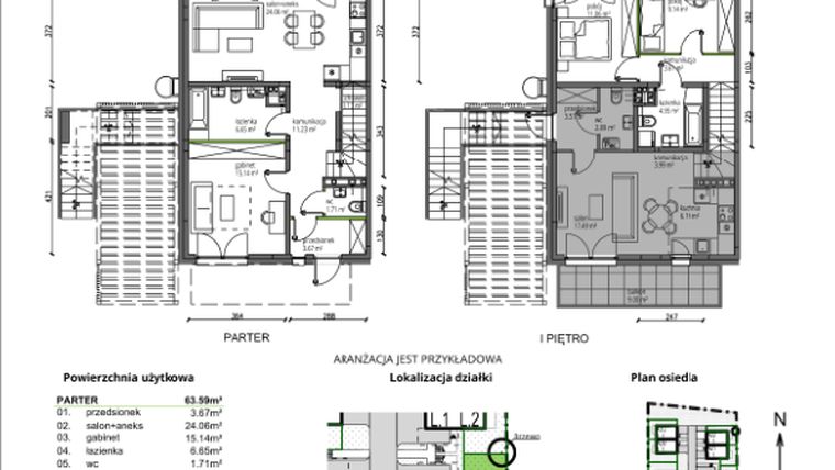 Rzut - Mieszkanie na sprzedaż 4 pokoje o powierzchni 92,58 m² - numer B18.L1 w Rokokowa Vita