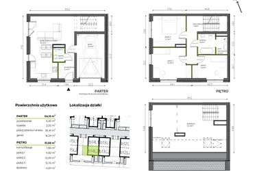 Rzut - Dom na sprzedaż 5 pokoi o powierzchni 138,22 m² - numer b14.L2 w Ogrody Wojszyce