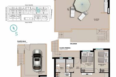 Rzut - Mieszkanie na sprzedaż 3 pokoje o powierzchni 78 m² - numer 117A w Apartamenty w Pilar de la Horadada -  37538395