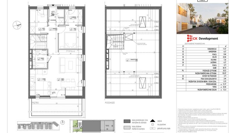 Rzut - Mieszkanie na sprzedaż 4 pokoje o powierzchni 103,69 m² - numer A.1 w Nova Wola Park