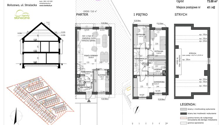 Rzut - Mieszkanie na sprzedaż 4 pokoje o powierzchni 84,78 m² - numer B18/L1 w Słoneczne Ogrody
