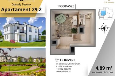 Rzut - Mieszkanie na sprzedaż 2 pokoje o powierzchni 56,24 m² - numer 6.5_C_29.2 w Ogrody Tesoro VI