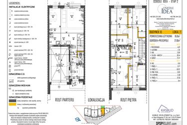 Rzut - Dom na sprzedaż 5 pokoi o powierzchni 116,79 m² - numer 10-L2 w Osiedle Idea etap II