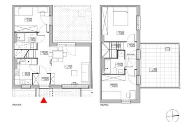 Rzut - Dom na sprzedaż 4 pokoje o powierzchni 82,62 m² - numer RJ5/C2/C12/B w Robyg Jagodno